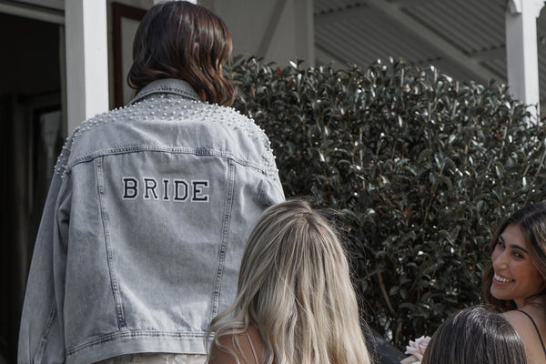 Personalised Denim Jackets Bon Love Bridal Robes